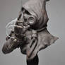 Batman Arkham Asylum Scarecrow Bust Sculpt 2