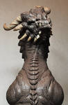 Corruptor Dragon 3 Demon bust Monster Clay by AntWatkins