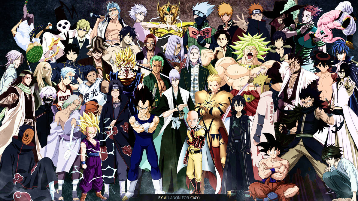 Wallpaper Anime Crossover By Xcapo Wallpaper Anime Crossover By Xcapo