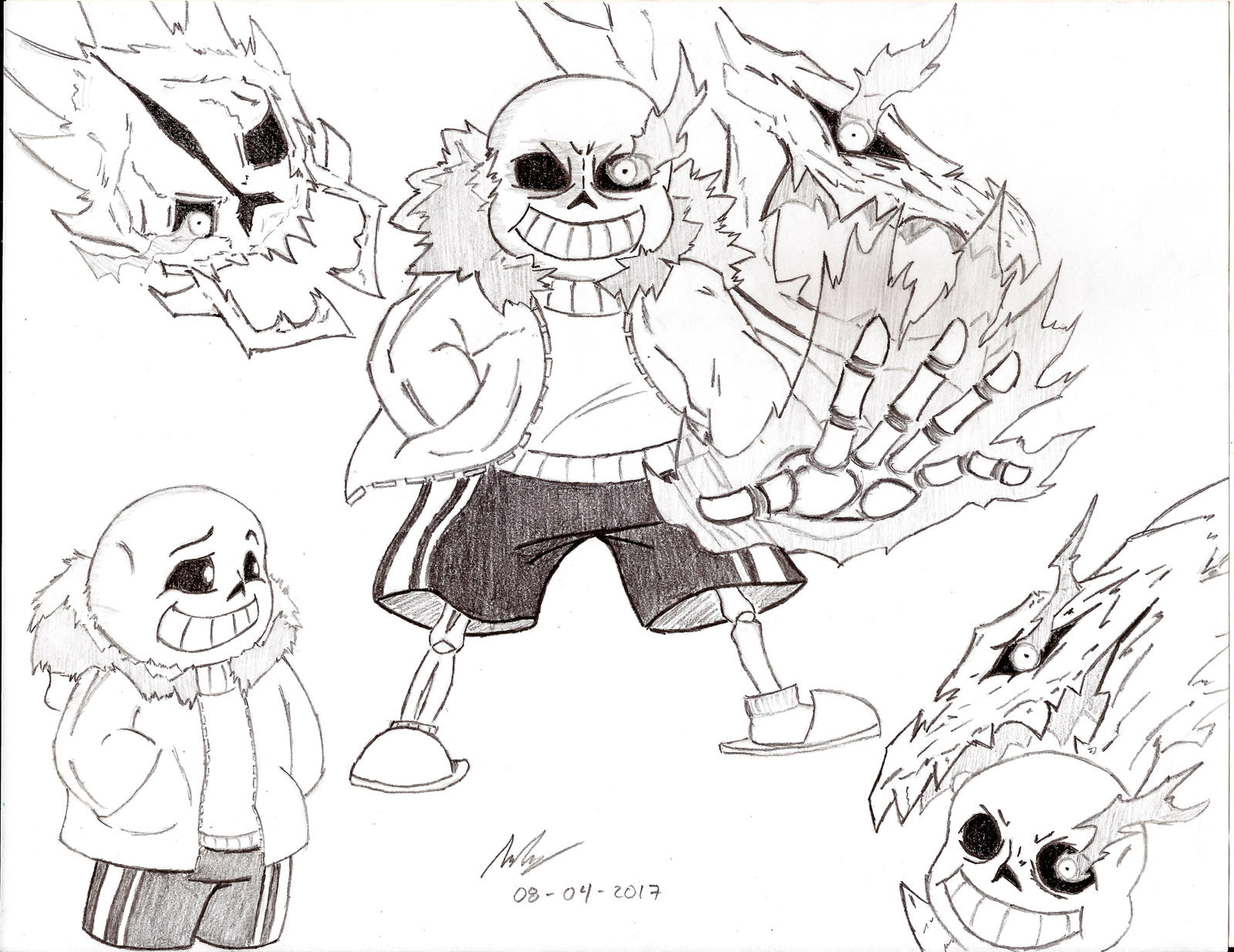 Sans - Undertale Fan-Art by Kral92 on DeviantArt