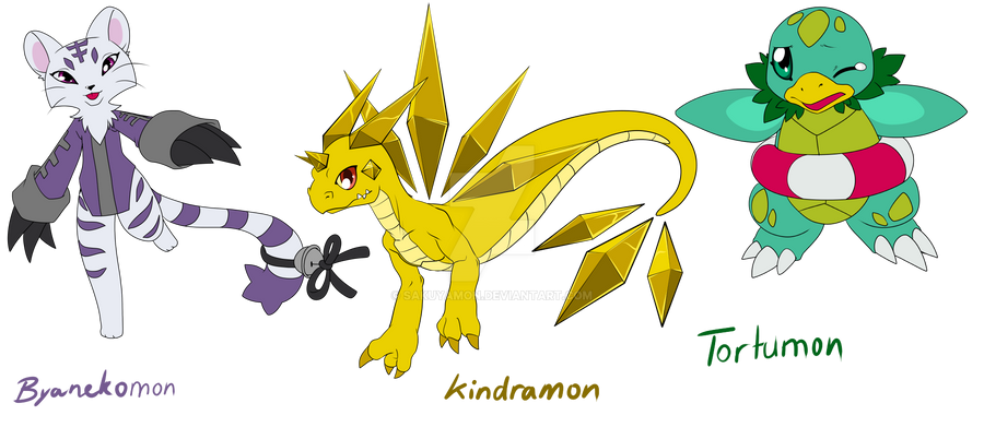 Fish Rookie Digimon digimon rookies by Sakuyamon on DeviantArt
