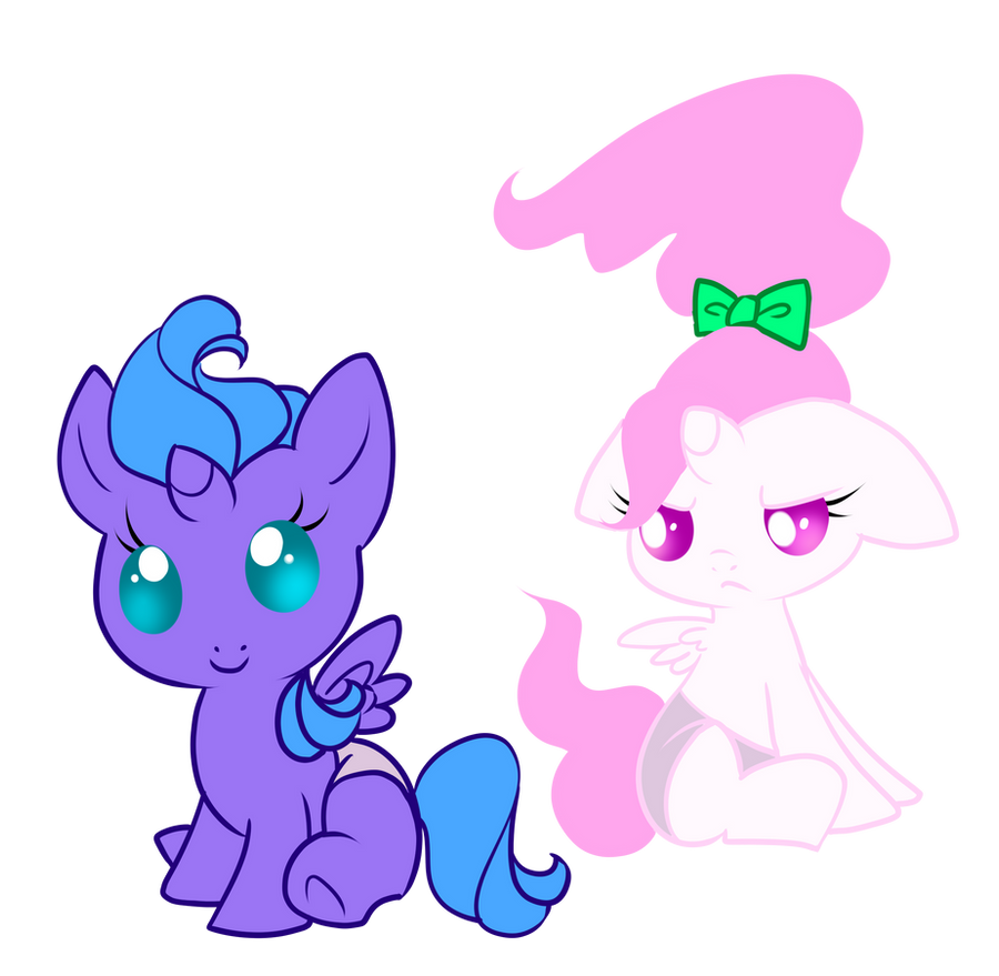 Baby Princess Woona and Celly by Sakuyamon on DeviantArt
