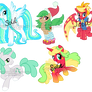 Adoptables Xmas ponies2