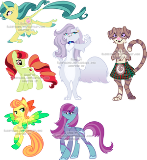 My little pony and cats Adoptables