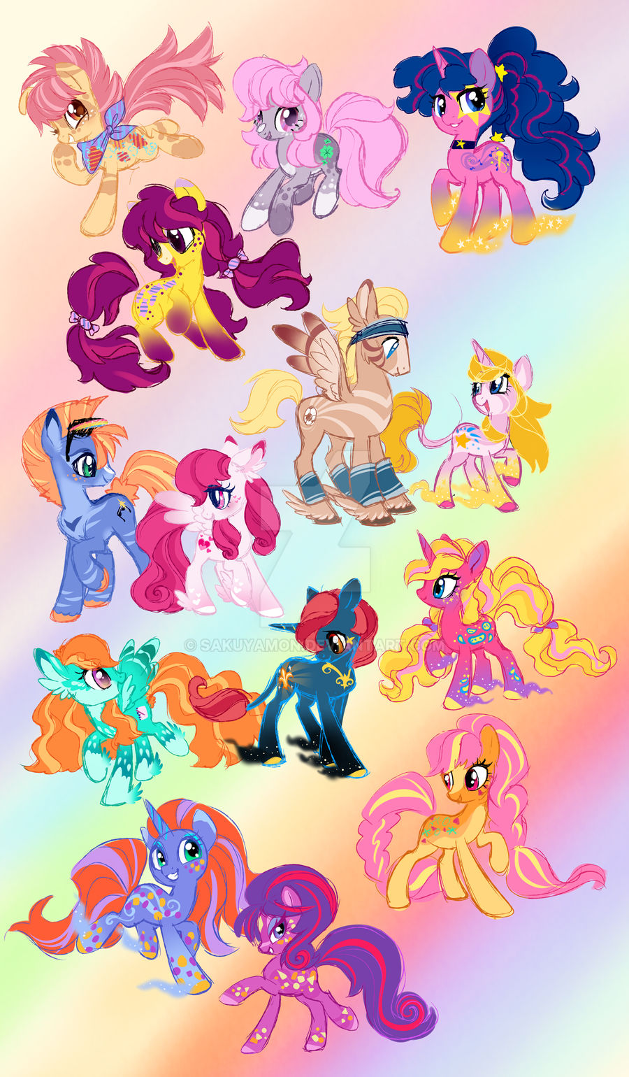 MLP Tales redesigns by Sakuyamon on DeviantArt
