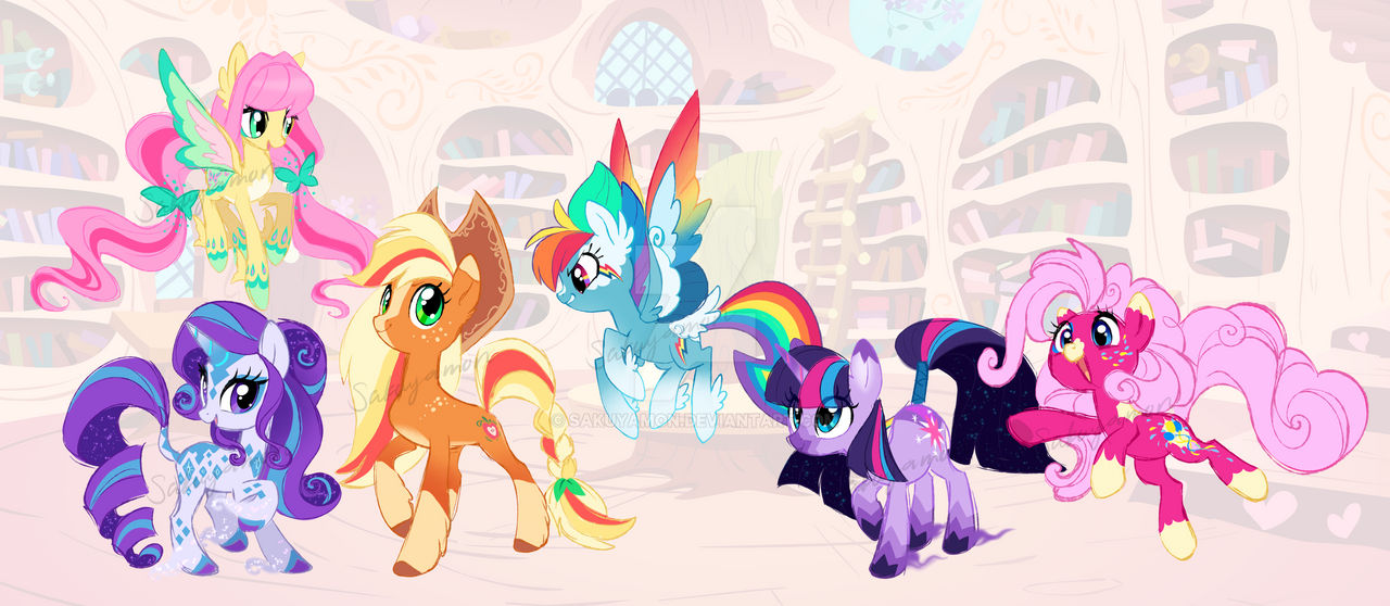 Mlp G1 Rearing MLP G1 Mane six redesigns by Sakuyamon on DeviantArt