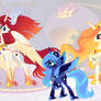 MLP G1 Royal Family redesigns