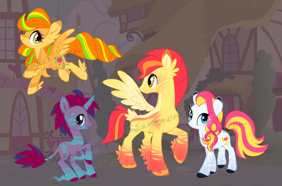 MLP Lunarbolts redesigns by Sakuyamon on DeviantArt