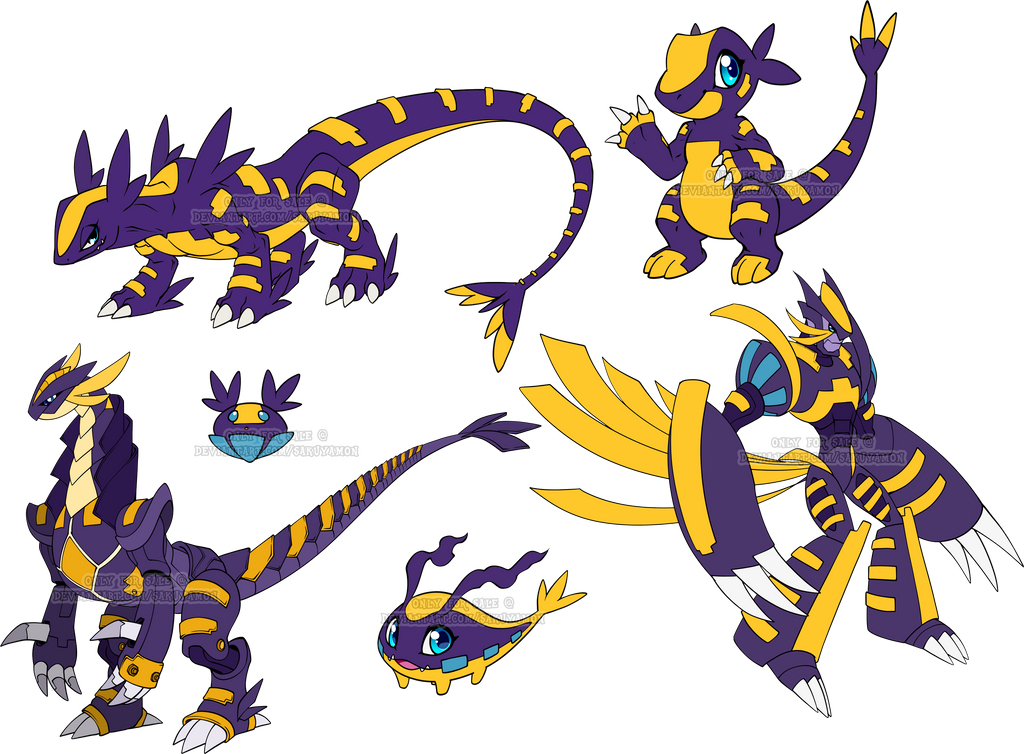 Electrical Digimon Digimon Adoptable set Electric Roar by Sakuyamon on DeviantArt