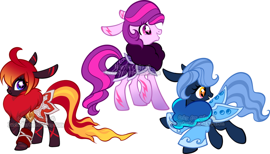 MLP Genshin Abyss Ponies by Sakuyamon on DeviantArt