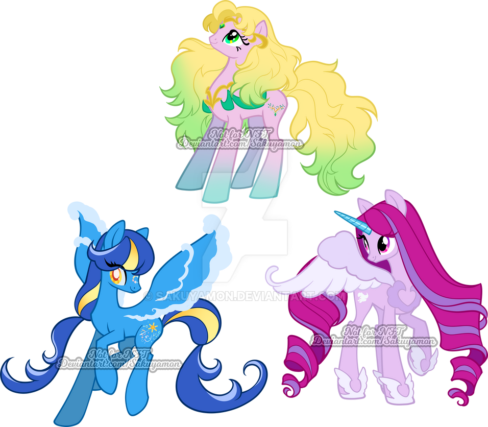 My Little Pony Adopts Summer 2025 by Sakuyamon on DeviantArt