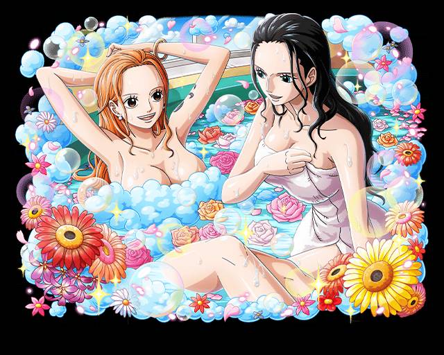 Nami x robin bathroom by Akiranochi on DeviantArt
