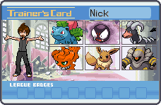 Nick Trainer Card