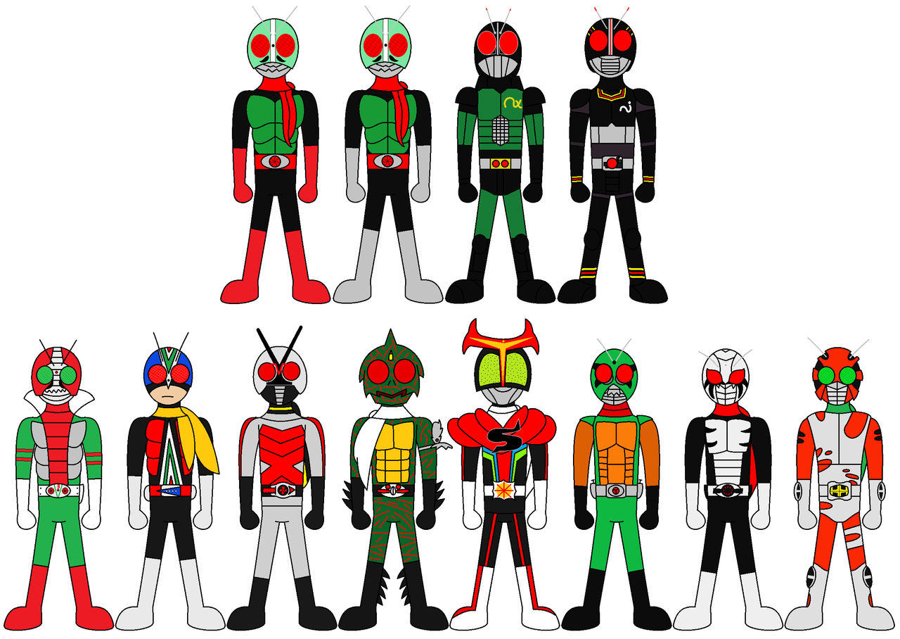 Showa Rider Logo Showa Era Kamen Rider by alonso1711 on DeviantArt