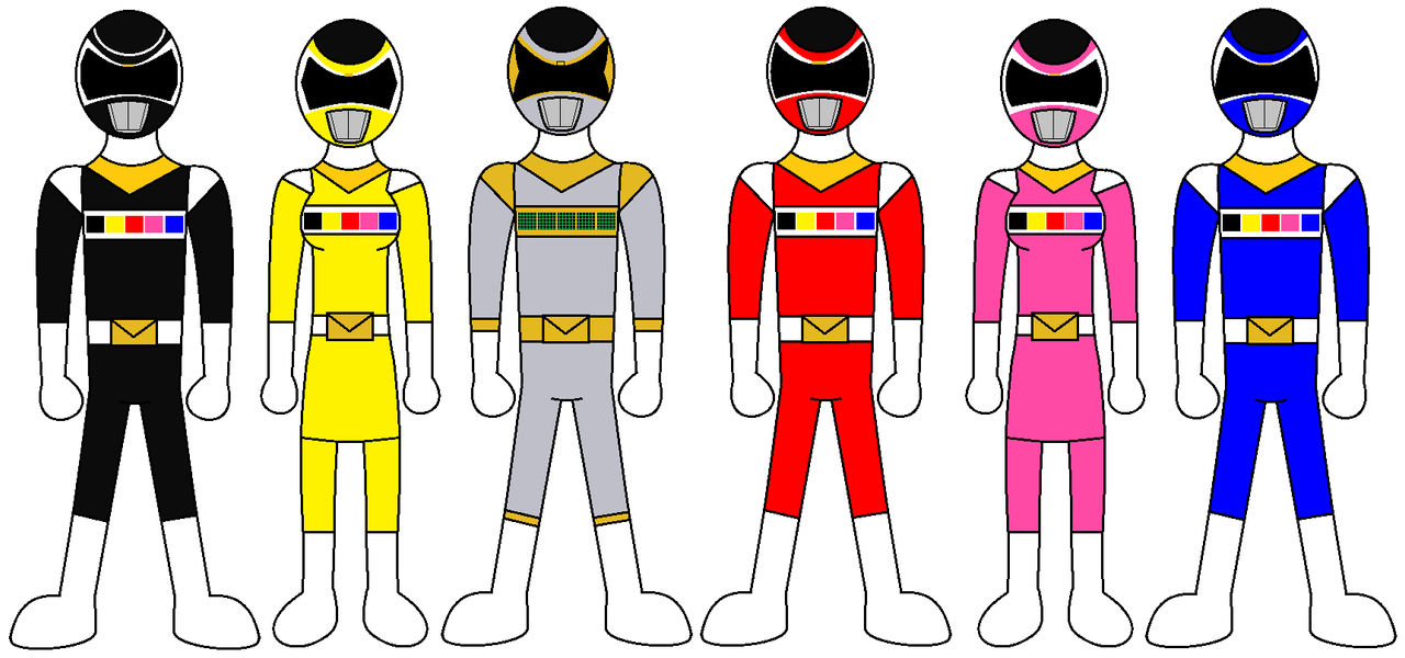 Megaranger and PR In Space by alonso1711 on DeviantArt