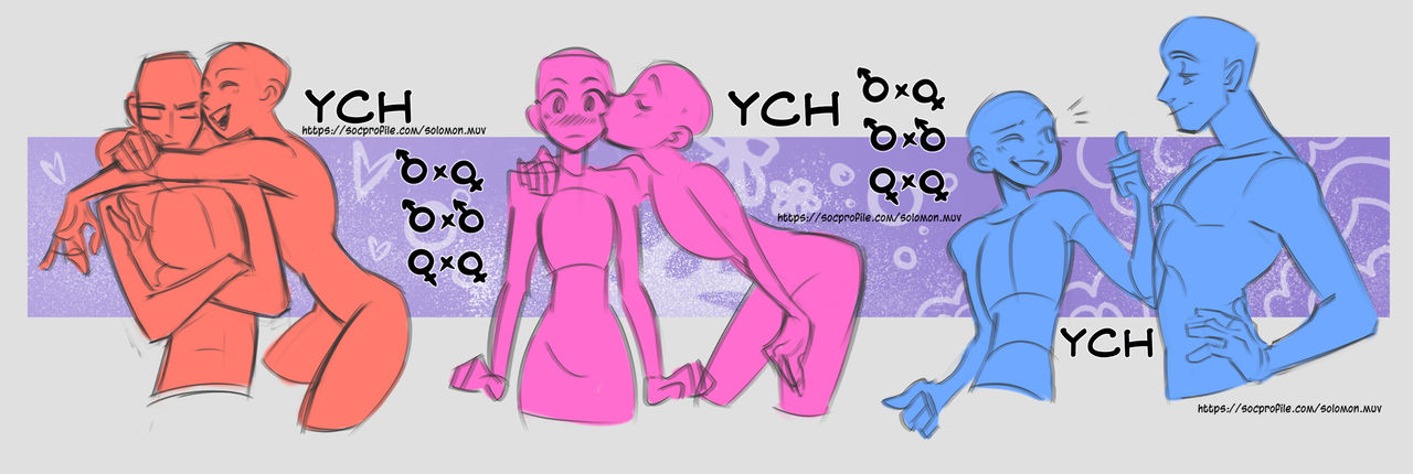Romantic YCH - auction closed by Sunlightr#cute #romantic #ych