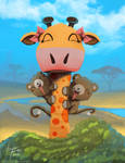 Giraffe by Oats-Art