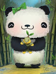 Panda and Turtwig by Oats-Art