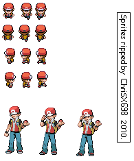 Pokemon HG-SS Sprite Red by ChriSX698 on DeviantArt