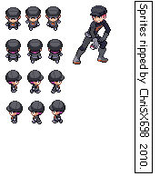 Pokemon HGSS Sprite Male Grunt