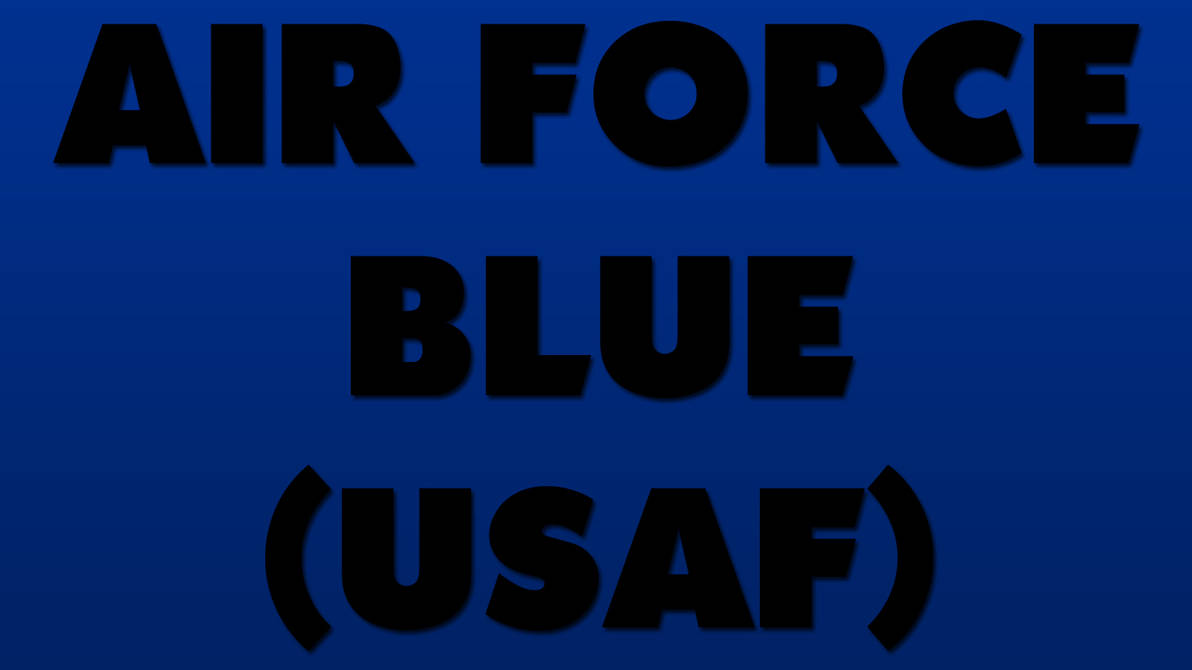 Air Force Blue (USAF) by stucco11 on DeviantArt