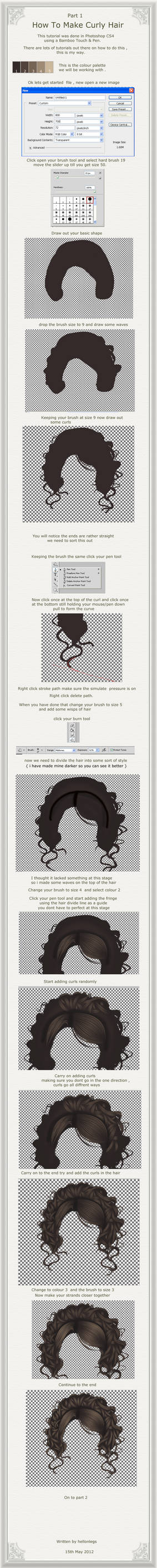 How to make curly hair part 1