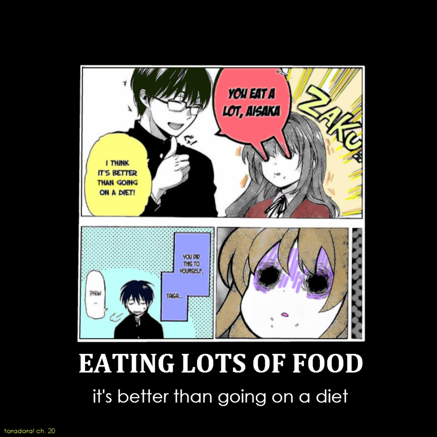 Toradora: Diet Encouragement Epic Fail