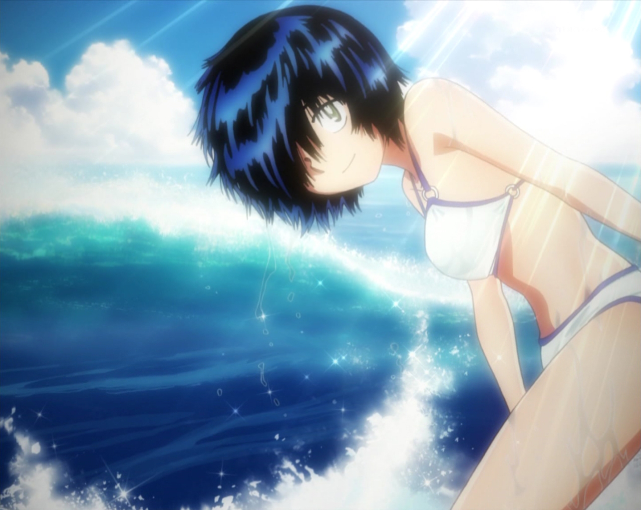 Nazo no Kanojo X: Urabe white Bikini