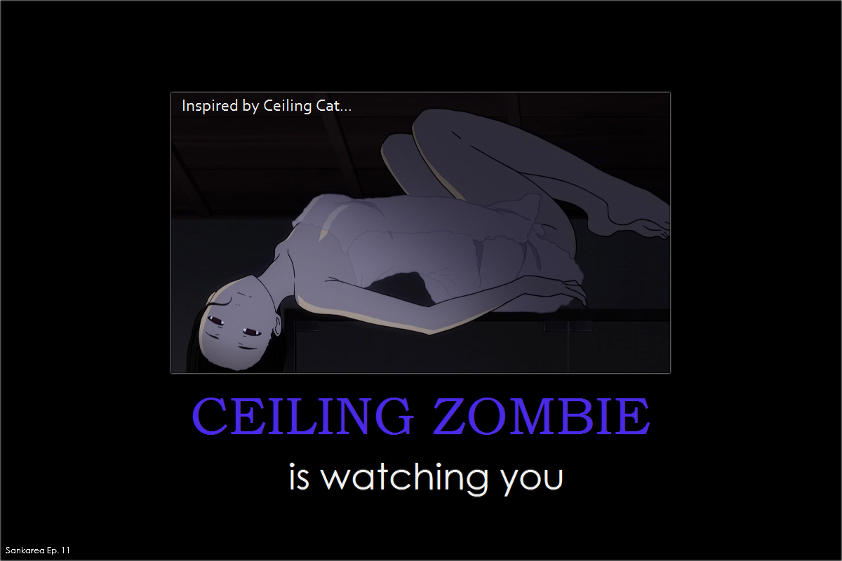 Sankarea: Ceiling Zombie is watching you