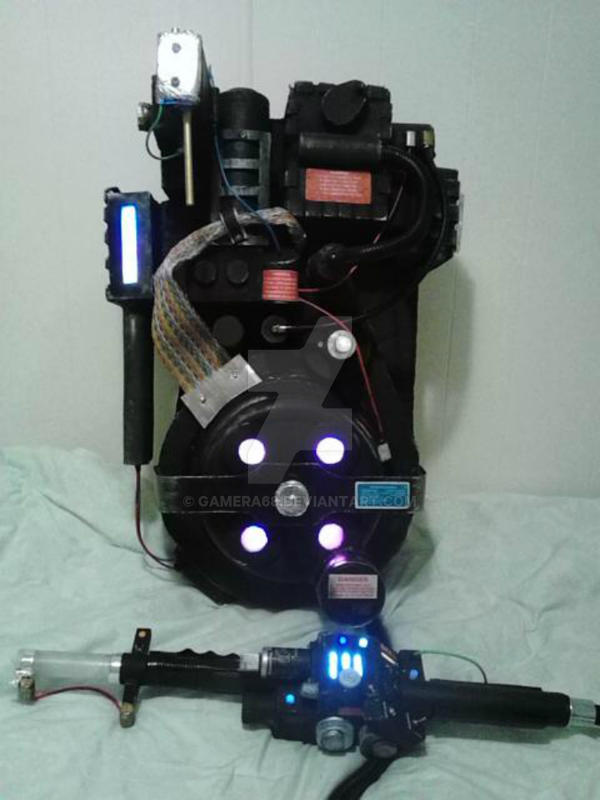 Scratch-built Ghostbusters Cardboard Proton Pack
