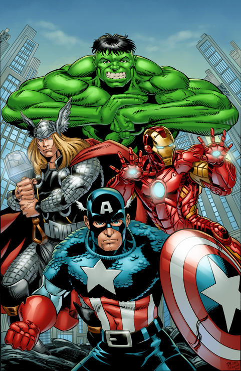 Avengers color by HillmanArts on DeviantArt