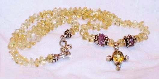 Sunny Citrine Necklace