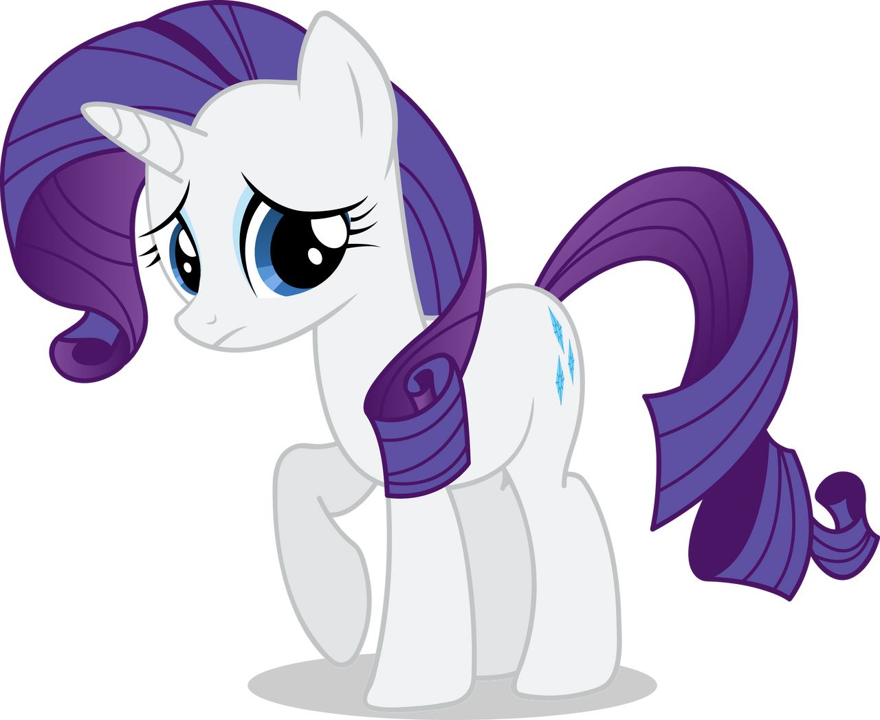 Rarity Vector #01 by simplyFeatherbrain on DeviantArt