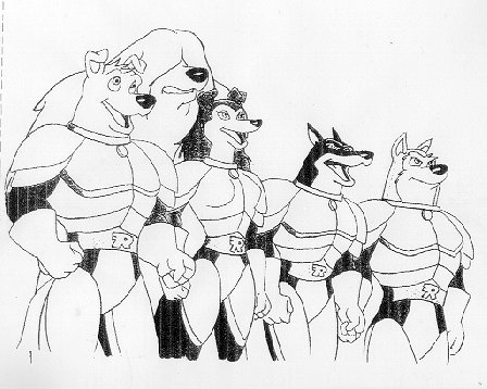 Road Rovers Fax Production Cel