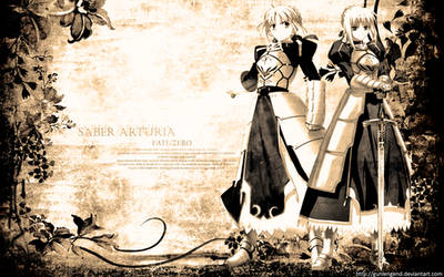 Saber Arturia Fate/Zero Desktop Wallpaper