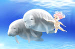 Manatee by xkeroppi