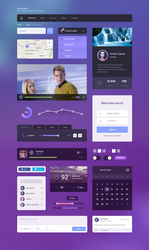 Free Flat UI Kit