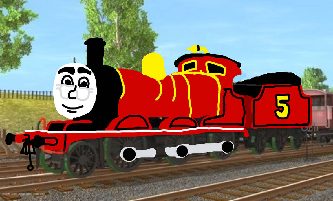 James The Red Engine(Updated Model) by TheHardR9 on DeviantArt