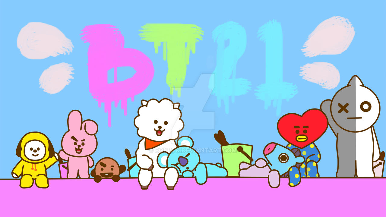 Wallpaper Bt21 By Bonltk On Deviantart Wallpaper Bt21 By Bonltk On Deviantart