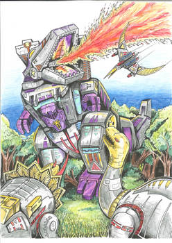 Dinobots Vs Trypticon colour