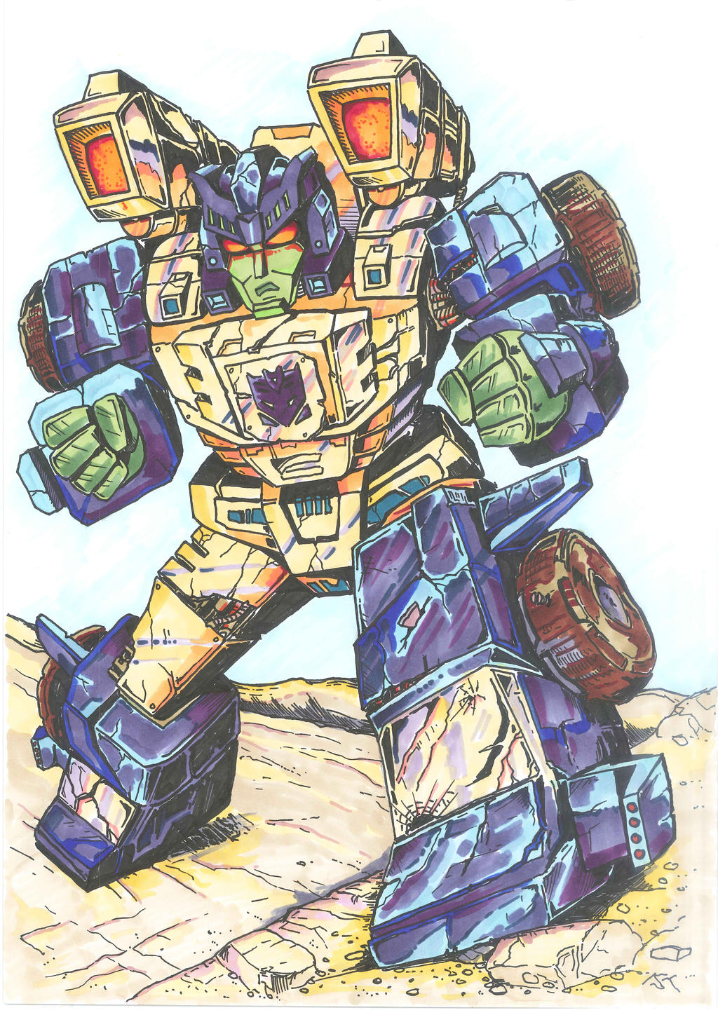 Ruckus - coloured by JoeTeanby on DeviantArt