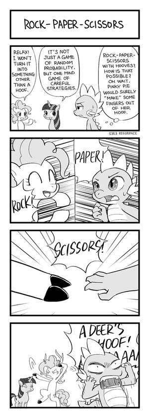 MLP 4koma Page 4: Rock-Paper-Scissors