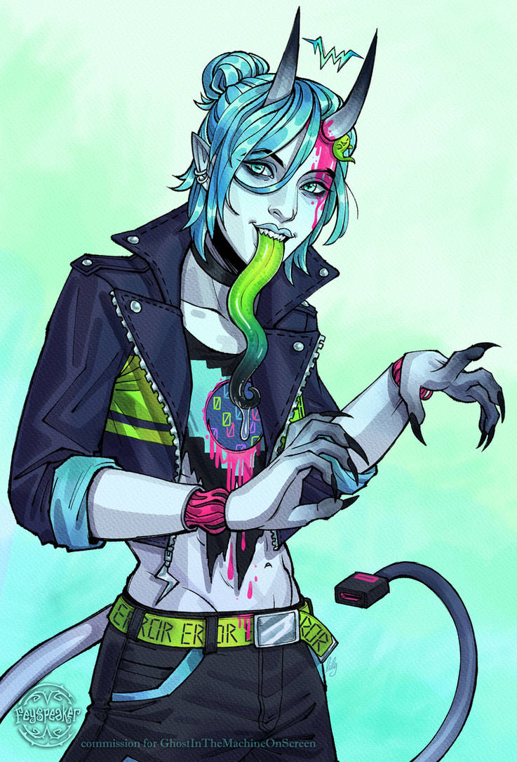 Ghost (commission) by feyspeaker on DeviantArt