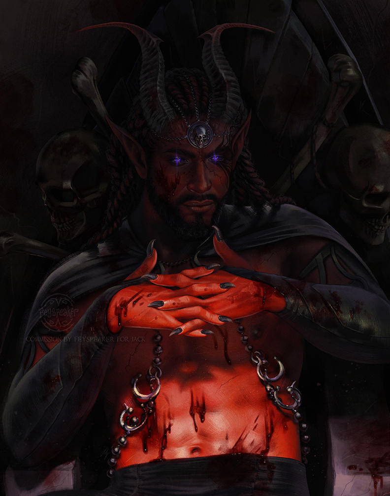 Cleric of Bhaal (Commission) by feyspeaker on DeviantArt