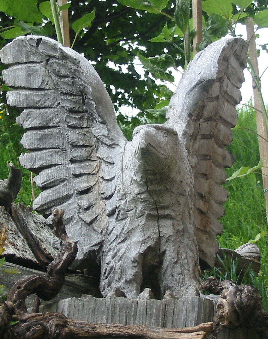 Wood carving - Eagle 2