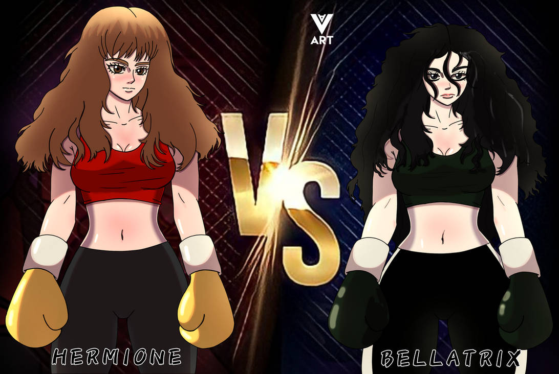 Hermione Vs Bellatrix 2 - Commission for TV225 by Verdeza on DeviantArt