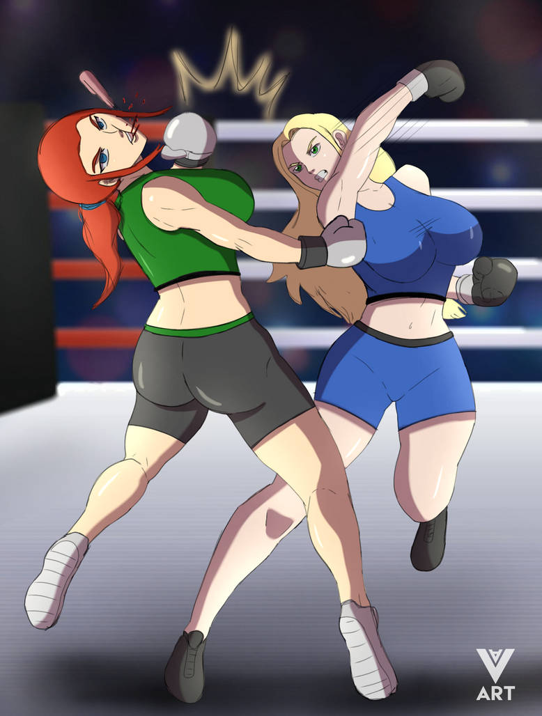 Deviantart Castlevania Boxing Boxing girls commission 2/6 by Verdeza on DeviantArt