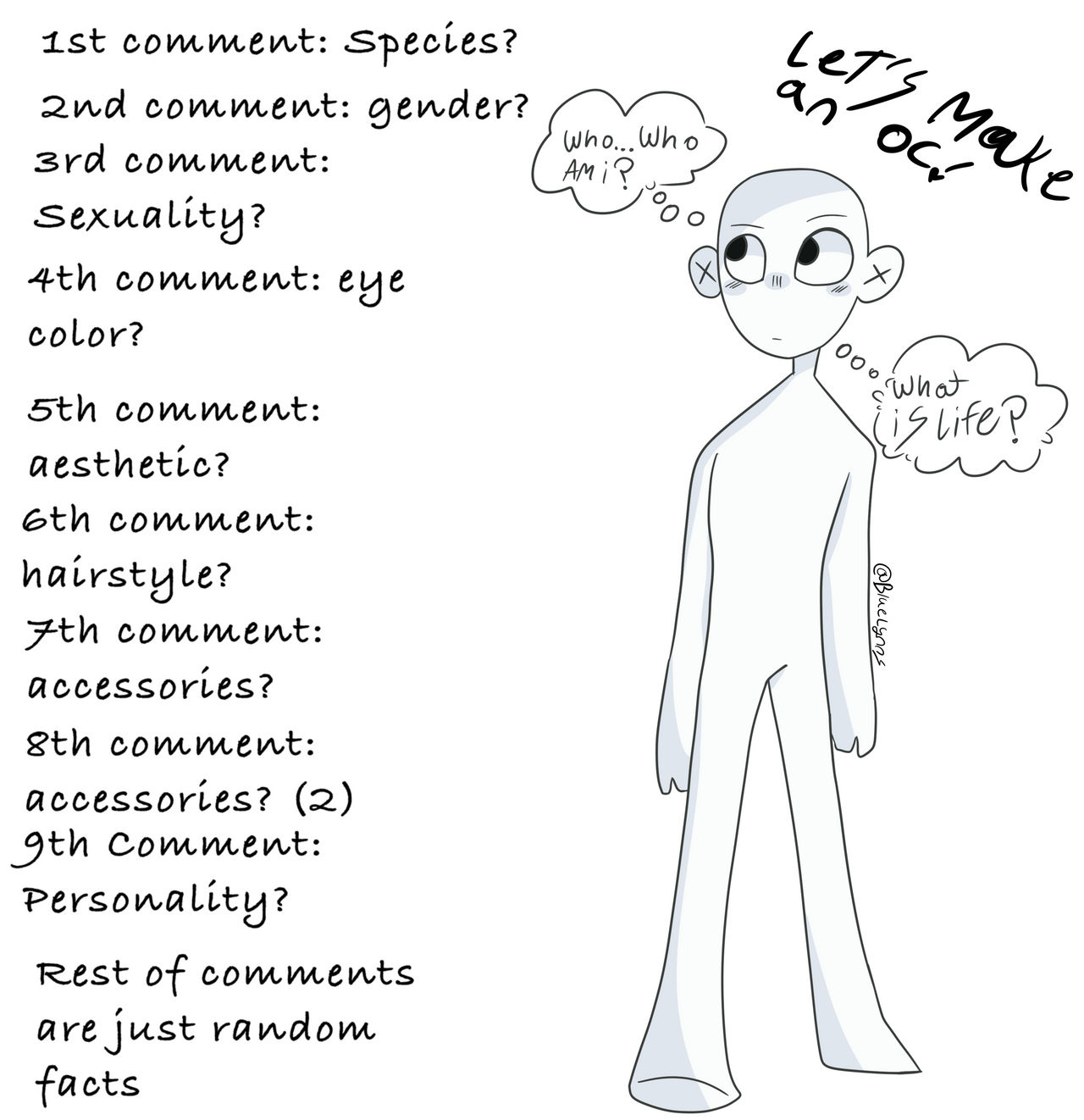 Lets make an oc template by BlueLynns on DeviantArt Lets make an oc template by BlueLynns on DeviantArt