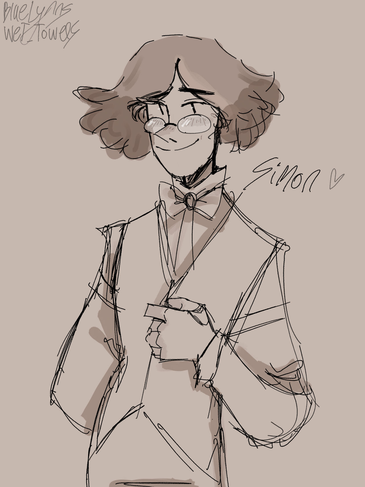 Simon (1/2 comm) by BlueLynns on DeviantArt