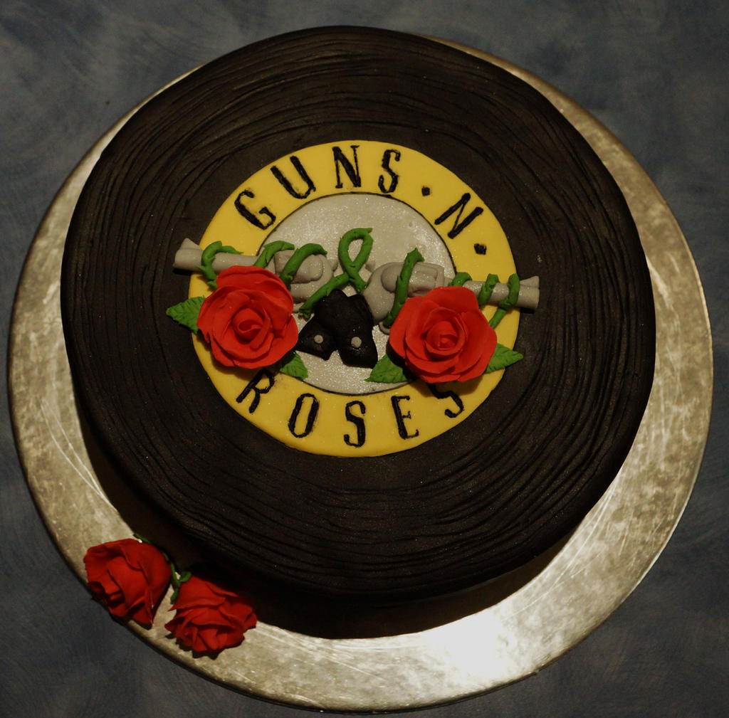 Guns n Roses Vinyl cake